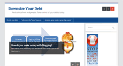 Desktop Screenshot of downsizeyourdebt.com